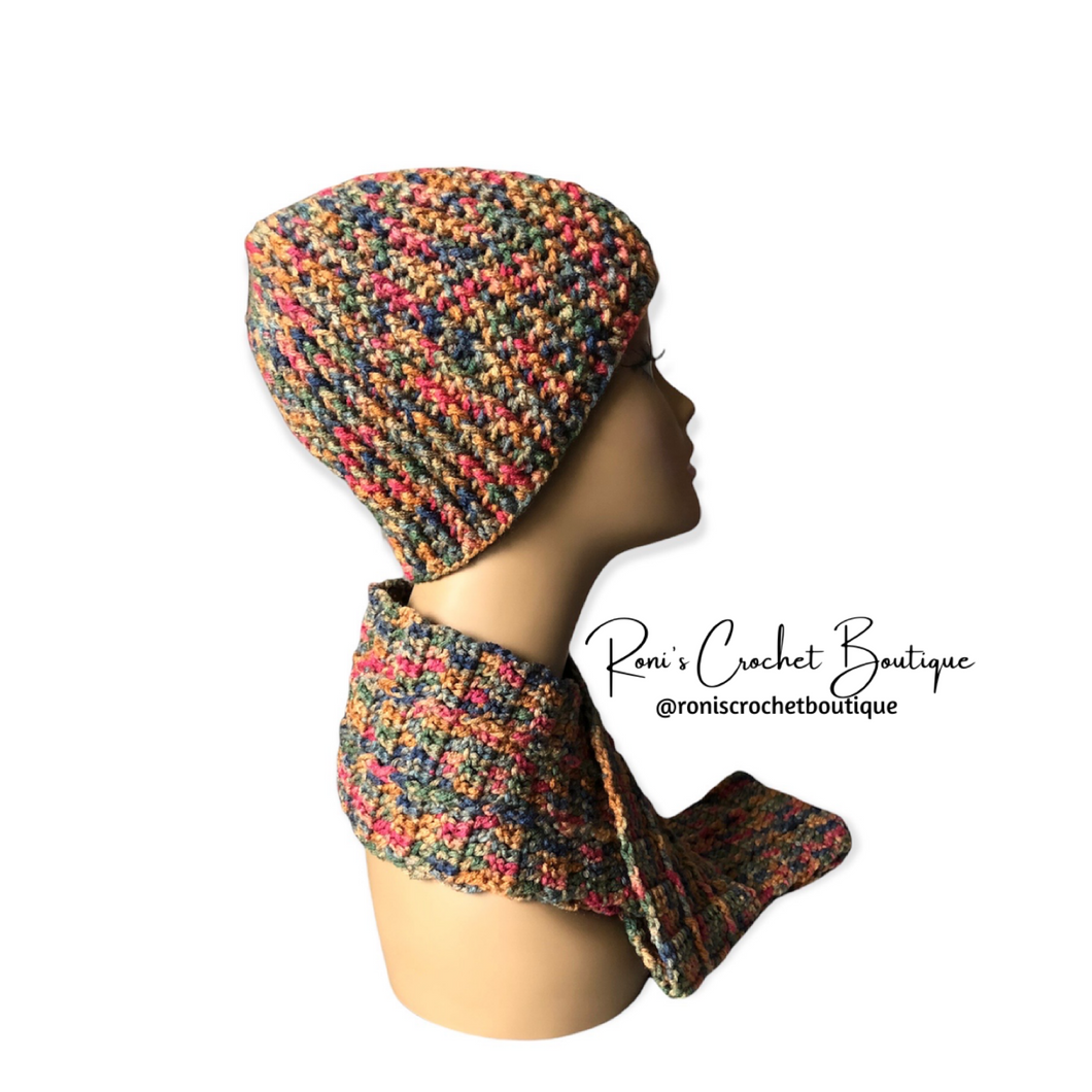 Fruitcake Beanie and Scarf Set