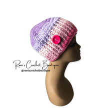 Load image into Gallery viewer, The Pink Button Beanie
