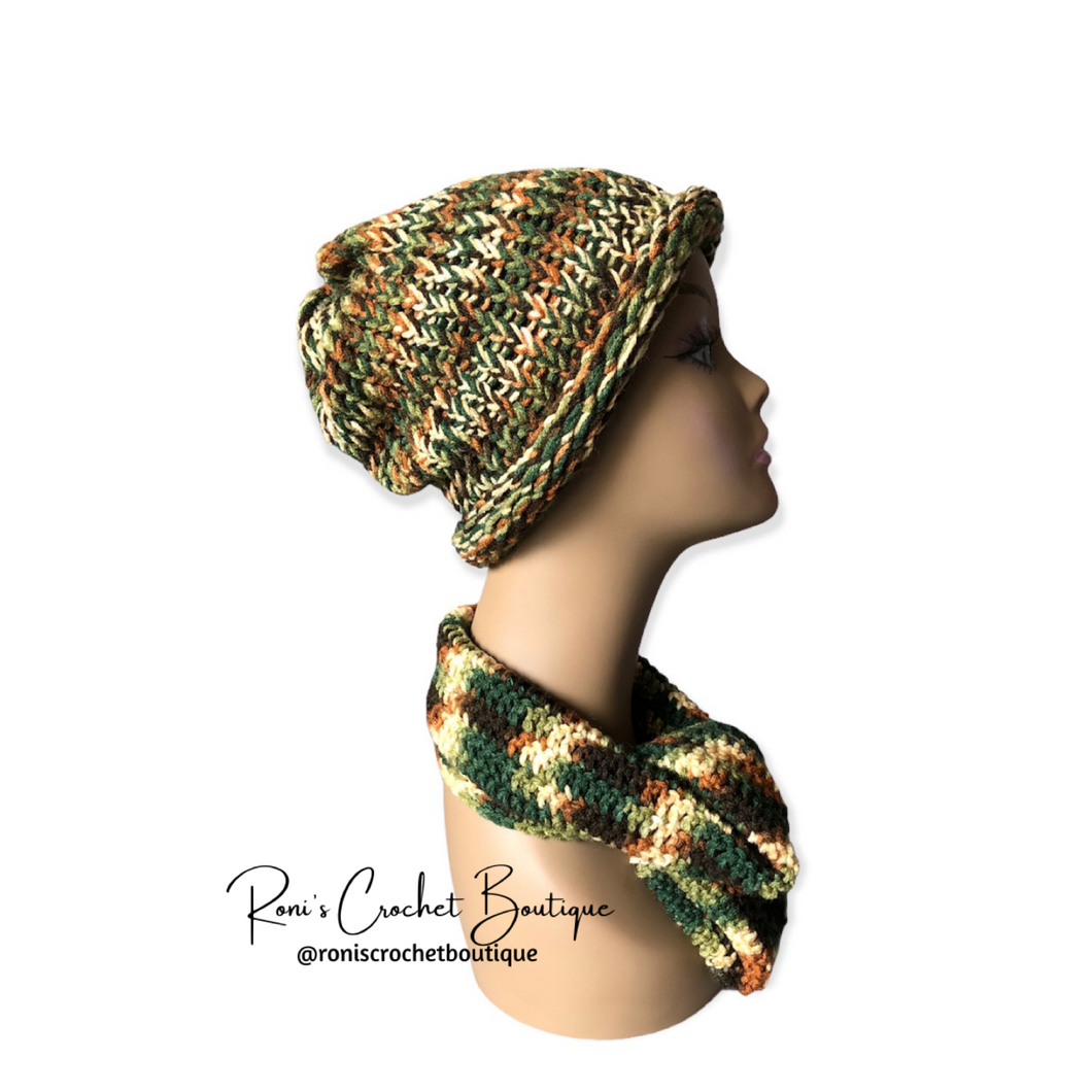 Woodsy Beanie and Scarf Set